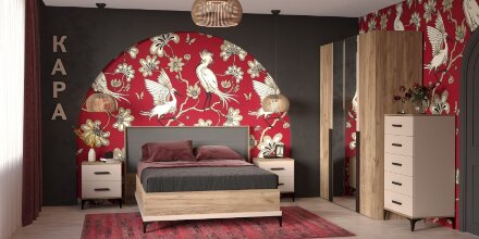 Модульная спальня Кара (Комплект 2) 