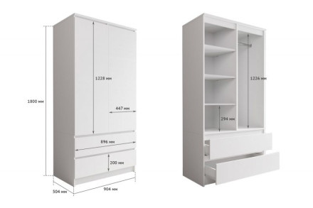 Шкаф Мори МШ 900.1 